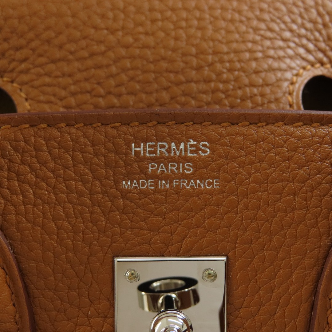 Hermes(エルメス)のHERMES バーキンオフィシエ ゴールド シルバー金具 ハンドバッグ トゴ レディース レディースのバッグ(ハンドバッグ)の商品写真