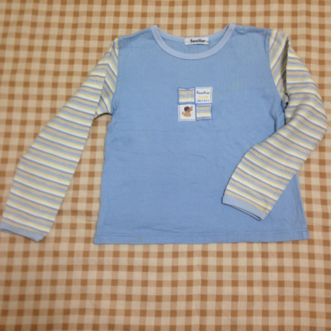 familiar(ファミリア)の長袖シャツ 110 ファミリア キッズ/ベビー/マタニティのキッズ服男の子用(90cm~)(Tシャツ/カットソー)の商品写真