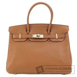 エルメス(Hermes)のHERMES バーキン30 ゴールド シルバー金具 ハンドバッグ トリヨン レディース(ハンドバッグ)