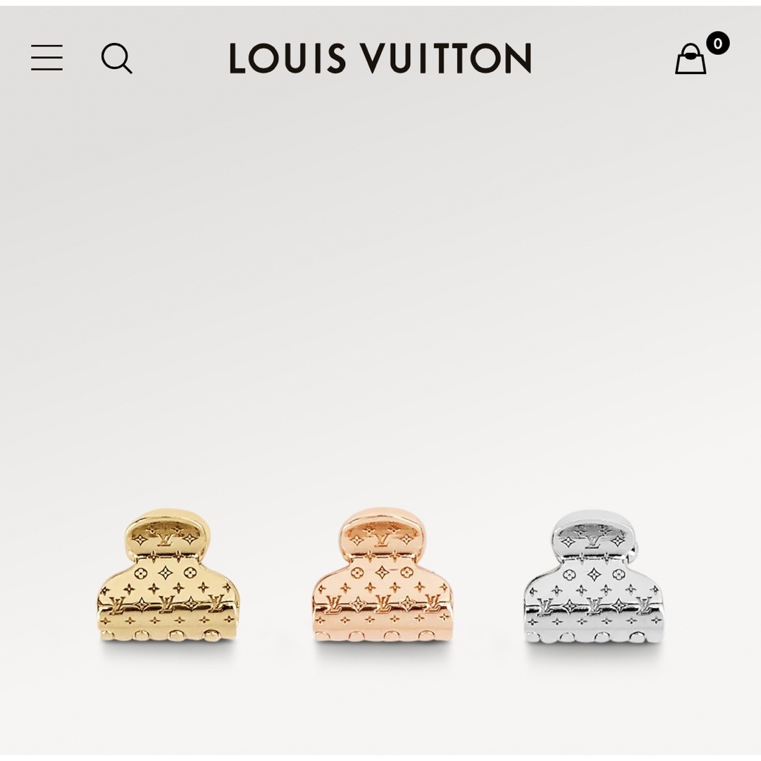 LOUIS VUITTON ヘアクリップ　アクセソワール シュブ・ナノグラム | フリマアプリ ラクマ