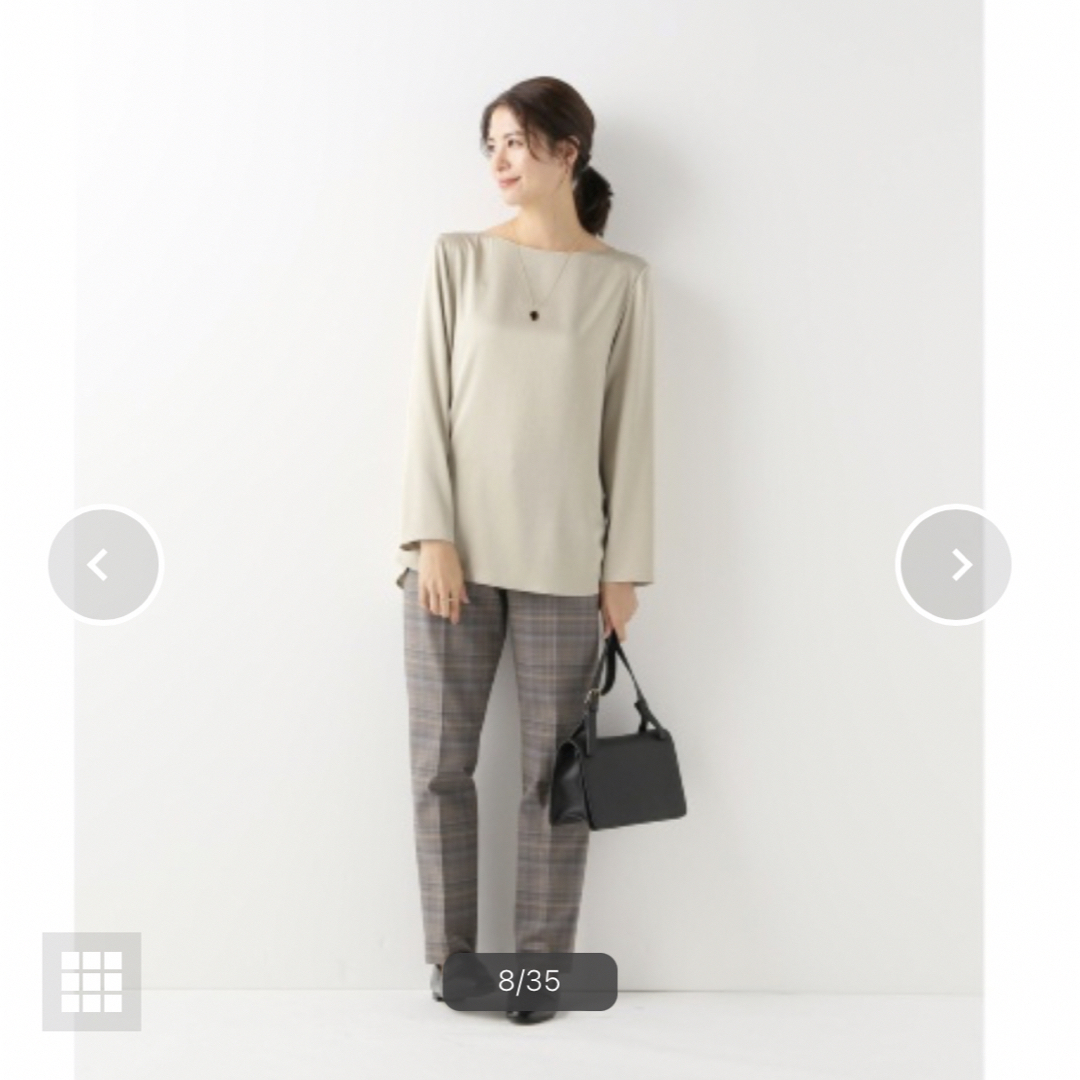 IENA - IENA サテンボートネックブラウスの通販 by kr |イエナ IENA - IENA サテンボートネックブラウスの通販 by kr |イエナ