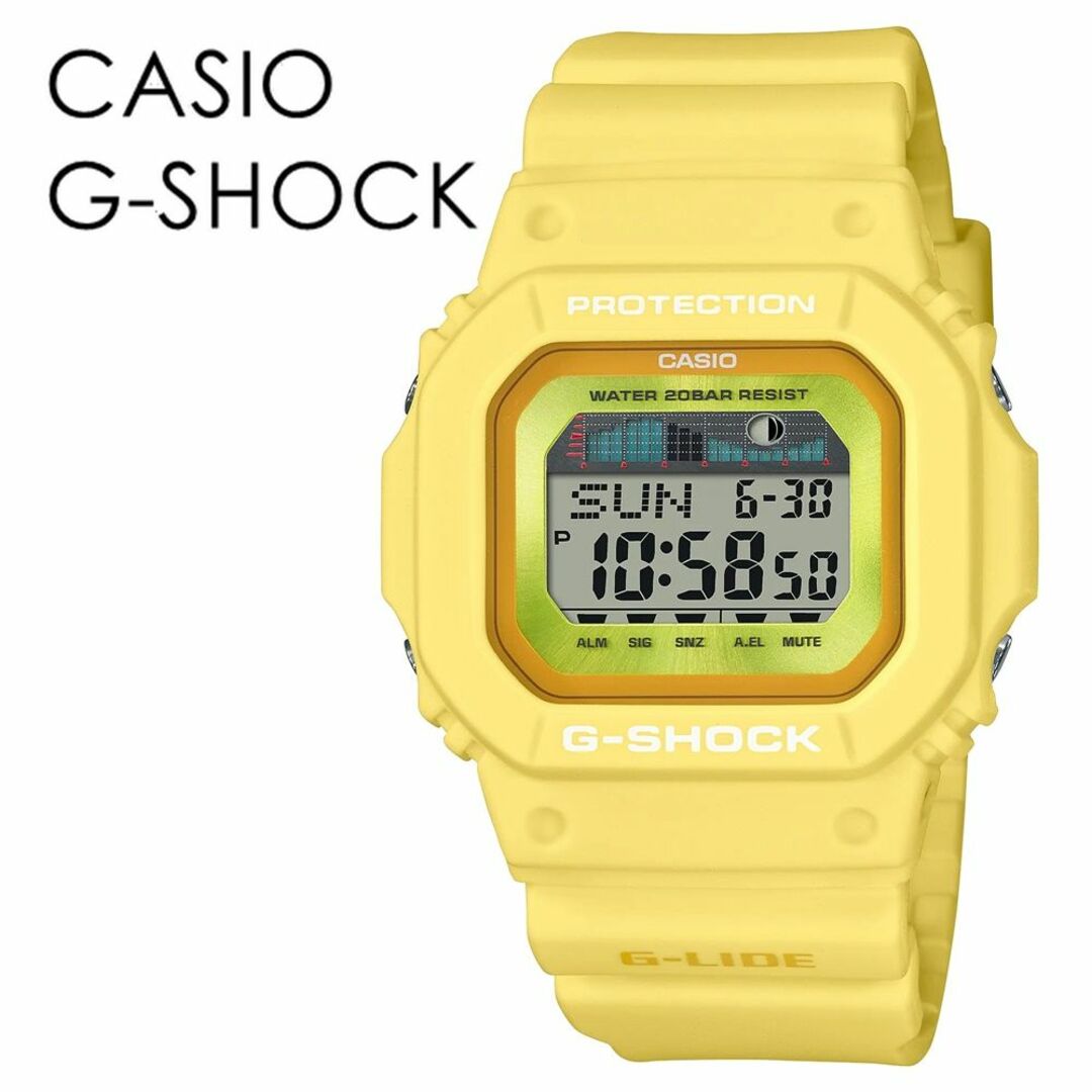 CASIO G-SHOCK Gショック サーフィン エクストリーム Gライド 薄型 潮の満ち引き ビビッドカラー 海 レジャー ファッション カジュアル カシオ メンズ レディース 腕時計 おしゃれ 個性的 かっこいい デジタル ジーショック 時計