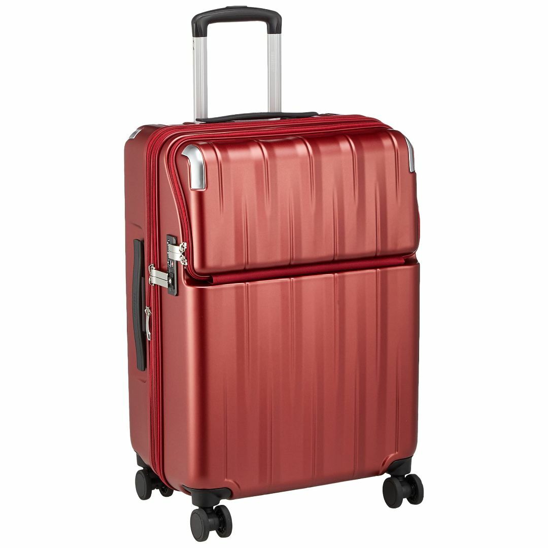 【色: レッド】[トラベリスト] スーツケース スーツケース ジッパー トップオのサムネイル