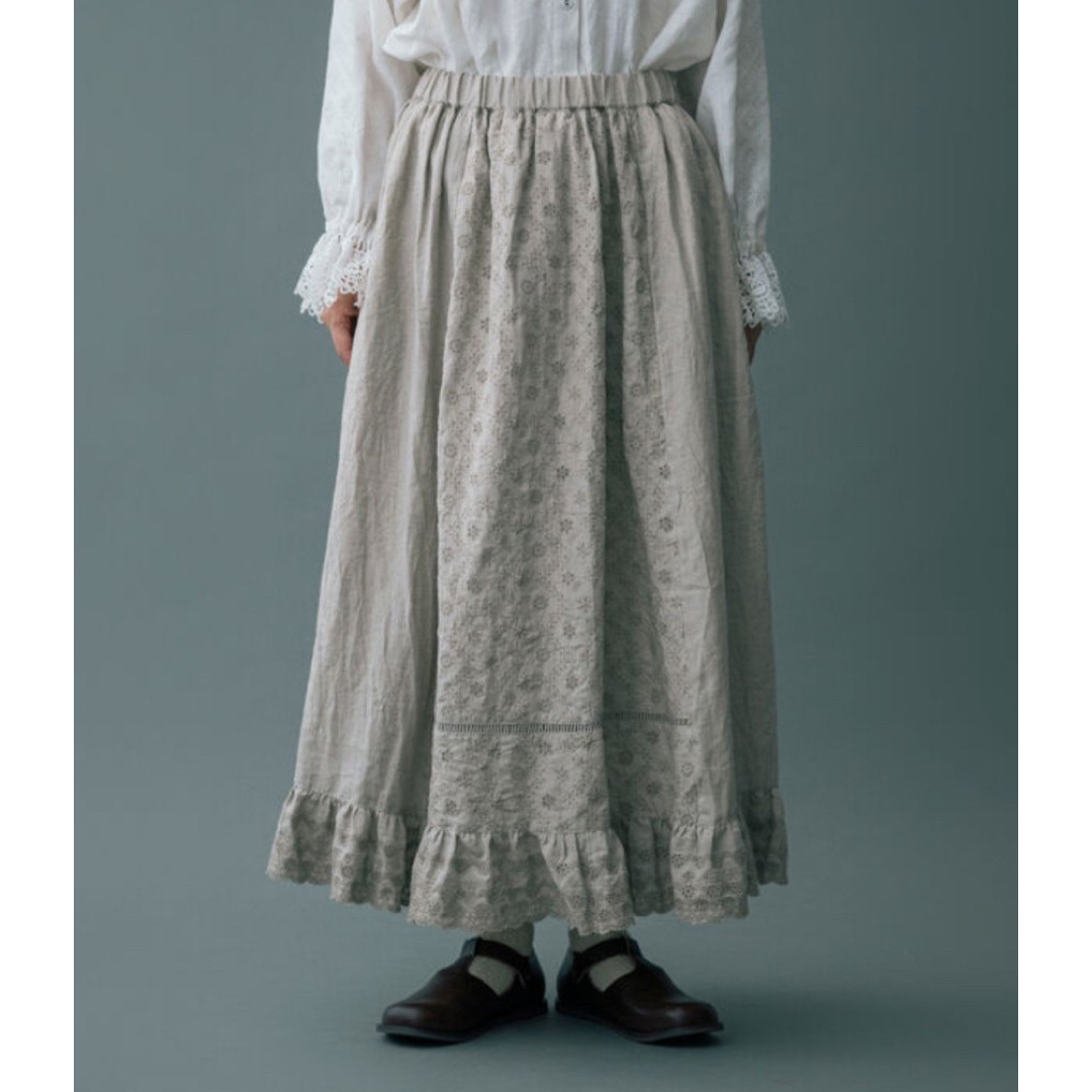 サマンサモスモス kazumiコラボ 刺繍レース3WAYスカート - ロングスカート