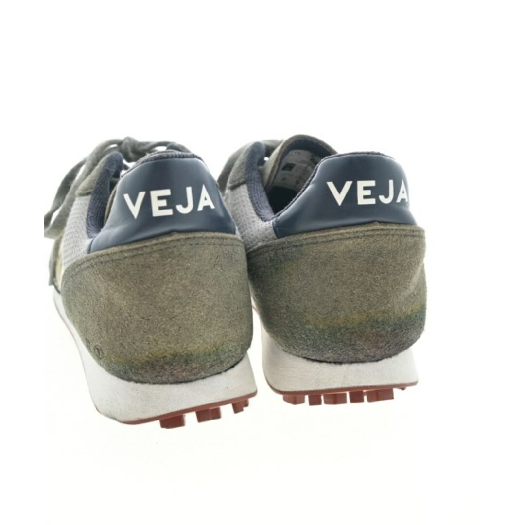 VEJA(ヴェジャ)のveja ベジャ スニーカー 25cm グレーxカーキ系x濃紺 【古着】【中古】 メンズの靴/シューズ(スニーカー)の商品写真