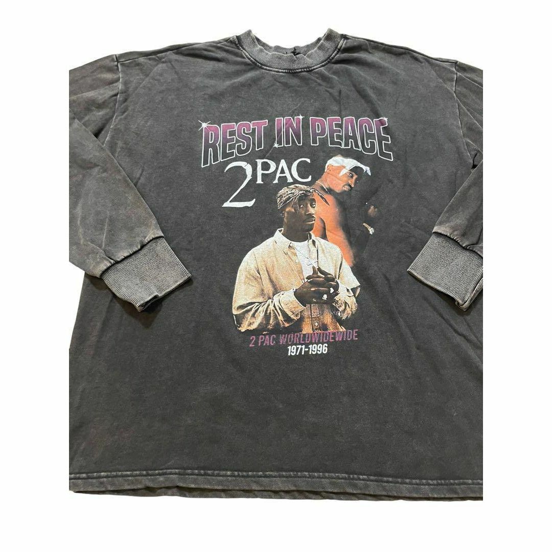【激レア】2PAC TUPAC トレーナー スウェット ブラック XLサイズ
