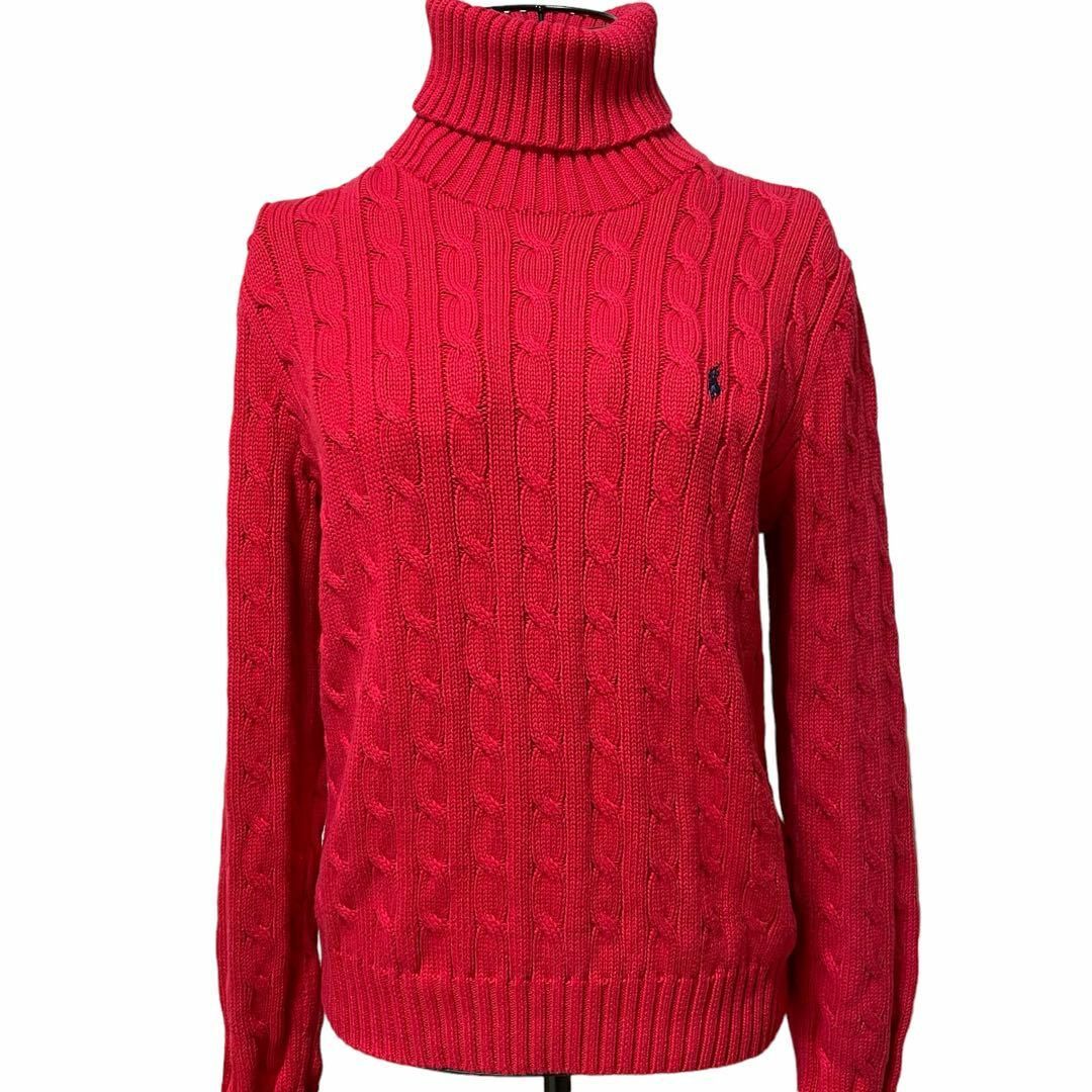 Ralph Lauren - ラルフローレンスポーツ ハイネックケーブル編みニット