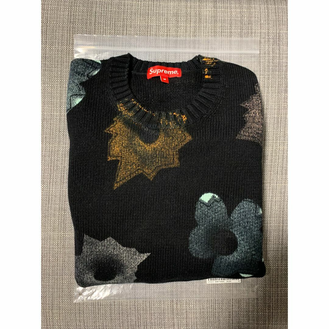 Mサイズ Supreme Nate Lowman Sweater ブラック 黒