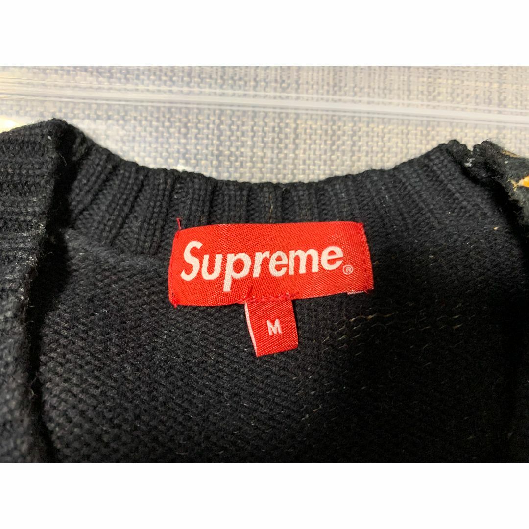 Mサイズ Supreme Nate Lowman Sweater ブラック 黒