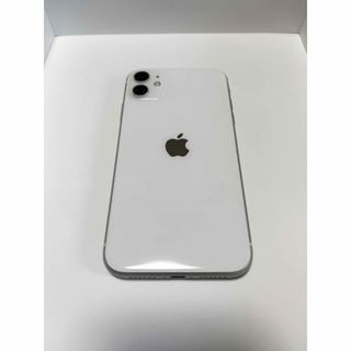 アイフォーン(iPhone)のiPhone11 64GB ホワイト SIMフリー 保護ケース付属(スマートフォン本体)