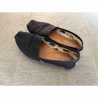 TOMS - TOMS トムス W6 23 シルバー スリッポン グリッター ラメ ...