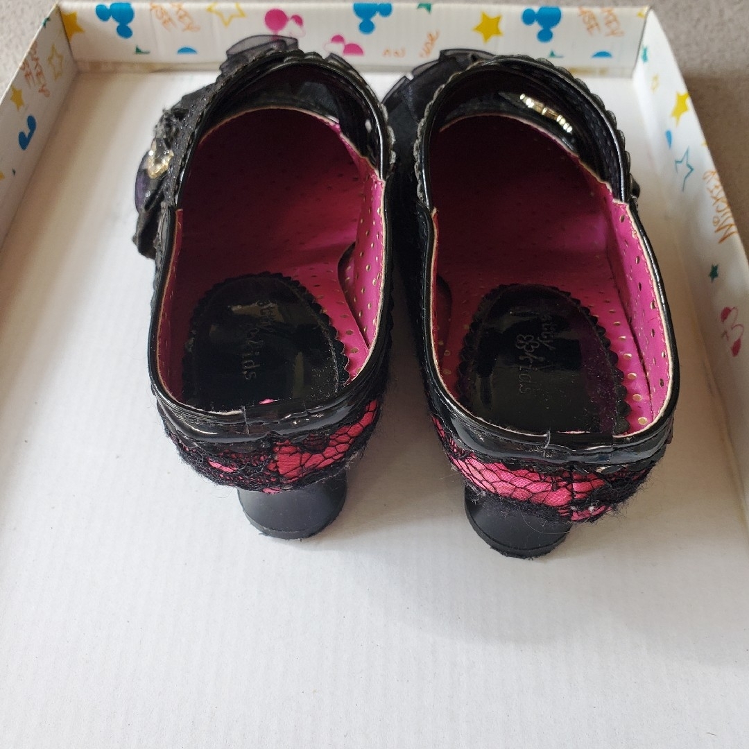 BettyKids  ﾁｭｰﾙレースキラキラﾊﾟﾝﾌﾟｽ キッズ/ベビー/マタニティのキッズ靴/シューズ(15cm~)(フォーマルシューズ)の商品写真