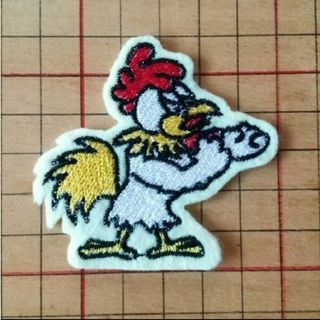 ヒステリックミニ(HYSTERIC MINI)のHYSTERIC MINI アイロン刺繍ワッペン chicken(キャラクターグッズ)