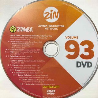 ズンバ(Zumba)のズンバ　ZIN93  DVD(スポーツ/フィットネス)