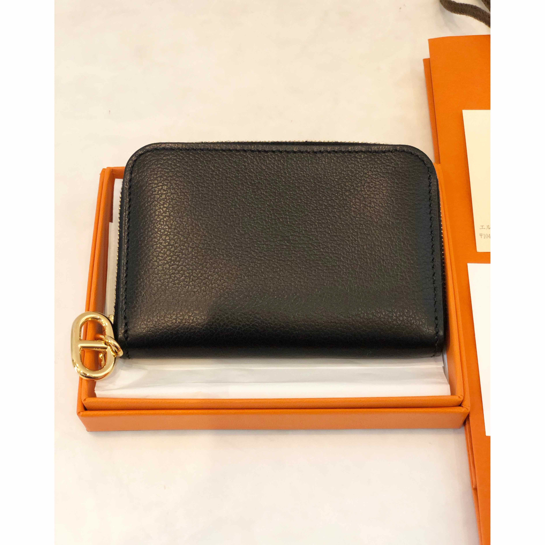 【新品未使用】HERMES エルメスジップアンゴー　シェーヌダンクル