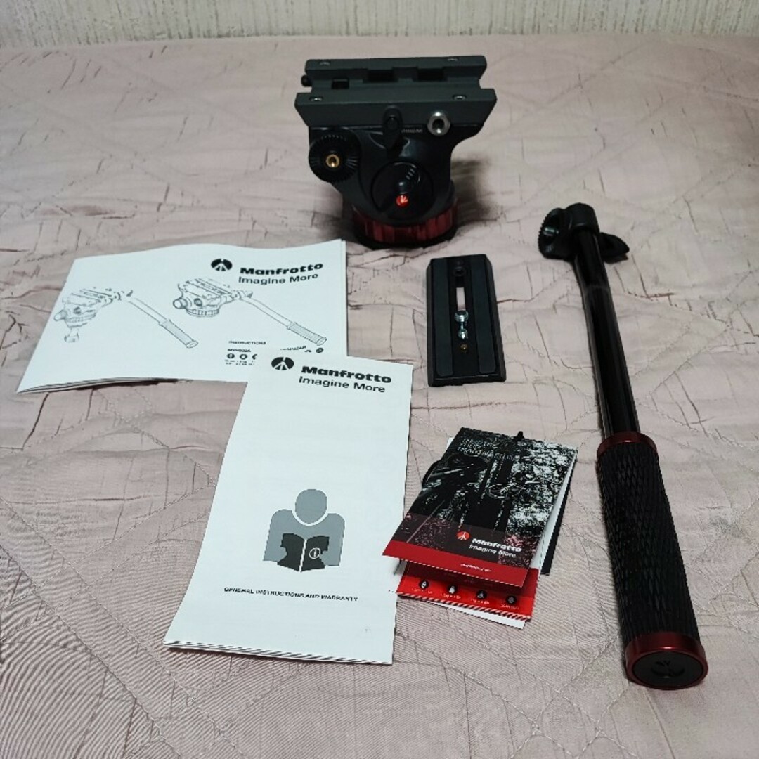 Manfrotto 2WAY雲台 MVH502AH フラットベース マンフロット