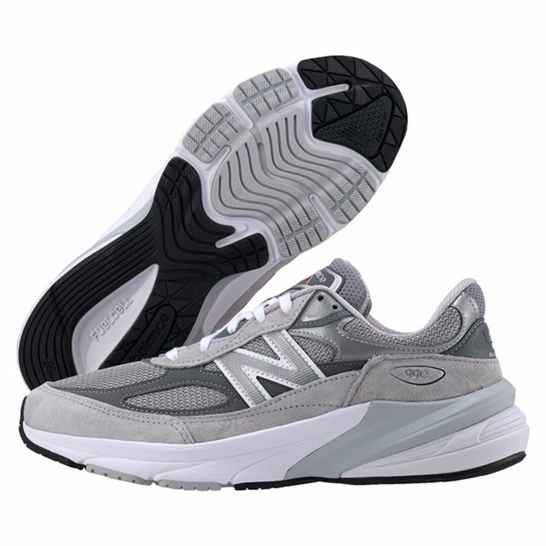 New Balance M990GL6 メンズスニーカー グレー 26.0cm