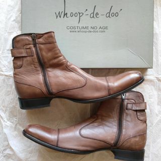 ˚✧₊ 展示品 whoop-de-doo ベルト オイルレザーブーツ