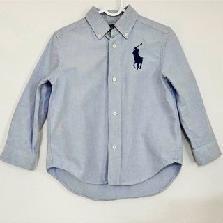 ポロラルフローレン(POLO RALPH LAUREN)のポロラルフローレンチルドレン　長袖シャツ　3T 100 定番　ビッグポニー(ブラウス)