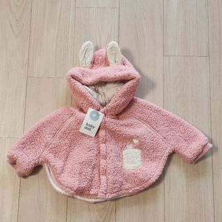 ベビードール(BABYDOLL)の新品 子供服 長袖 BABYDOLL ポンチョ うさぎ なりきり フリーサイズ(その他)