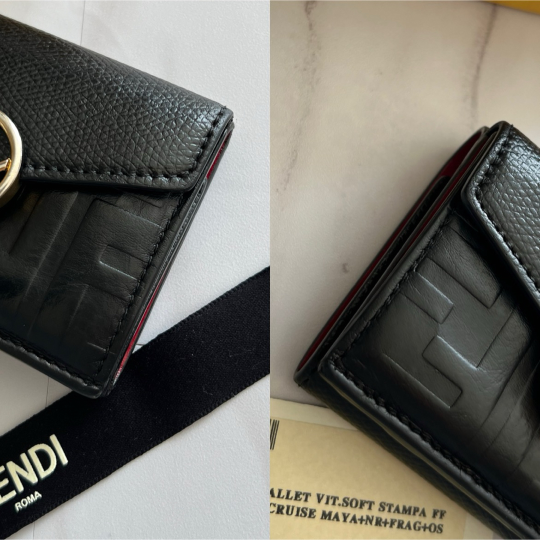 756 美品 FENDI フェンディ 3つ折り財布