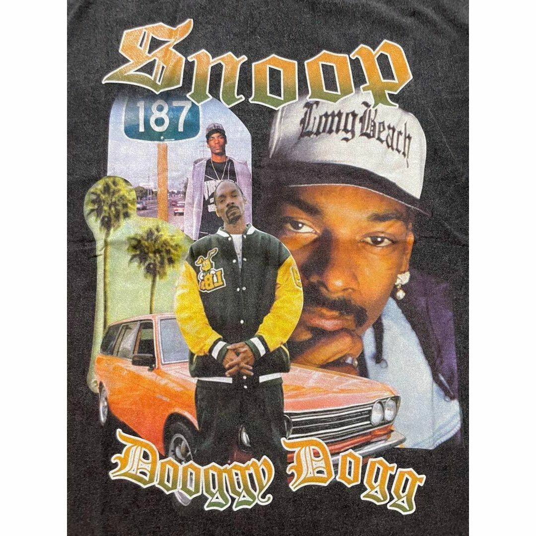Snoop　スヌープ・ドッグ　レトロプリント　長袖　Tシャツ　ブラック　Lサイズ