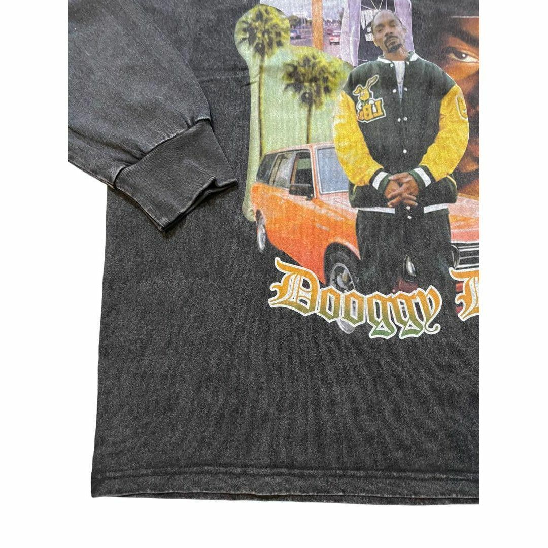 Snoop　スヌープ・ドッグ　レトロプリント　長袖　Tシャツ　ブラック　Lサイズ