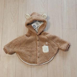 ベビードール(BABYDOLL)の新品 子供服 長袖 BABYDOLL ボアポンチョ くま なりきり フリーサイズ(その他)