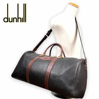 ダンヒル／Dunhill バッグ ボストンバッグ 鞄 旅行鞄 メンズ 男性 男性用ナイロン レザー 革 本革 ブラック 黒  LC2010A トラベラーズライン 2WAY ショルダーバッグ