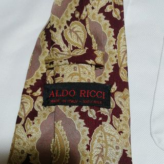 ネクタイ　イタリア製　ALDO RICCI　素敵な配色　使用後クリーニング済み(ネクタイ)