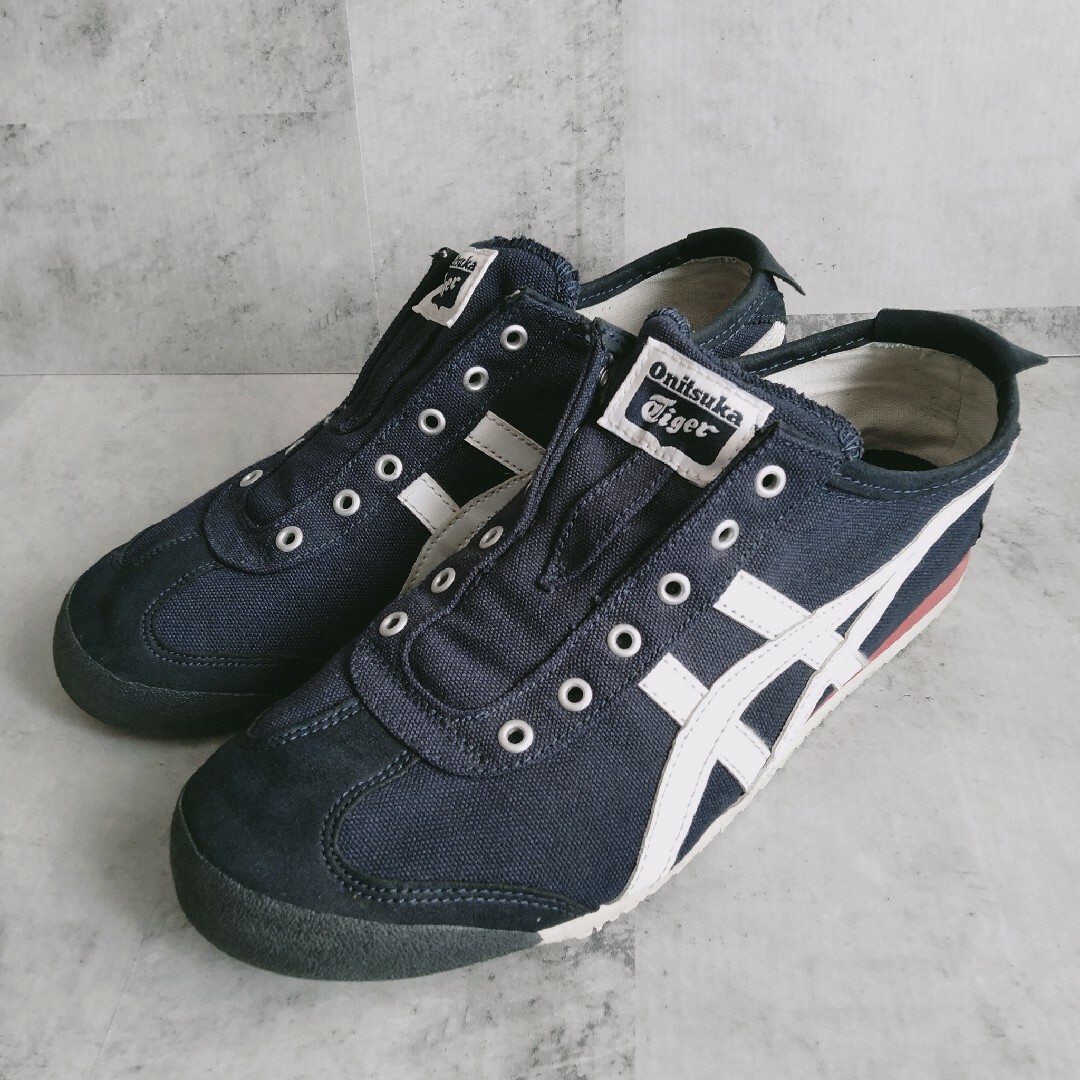 Onitsuka Tiger(オニツカタイガー)の【てんのん様専用】オニツカタイガー メキシコ66 スリッポン 25.0cm メンズの靴/シューズ(スリッポン/モカシン)の商品写真