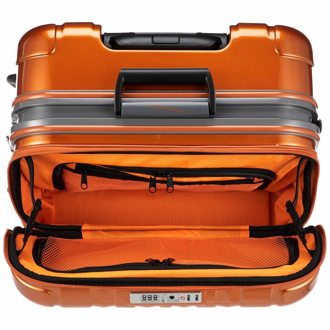 【色: オレンジ】[トラベリスト] スーツケース フレーム トップオープン トラ