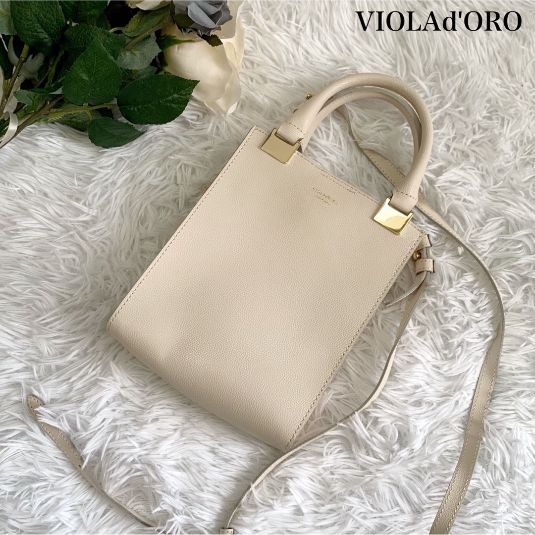 VIOLAd'ORO - 【極美品】ヴィオラドーロ 2wayバッグ ミニバッグ