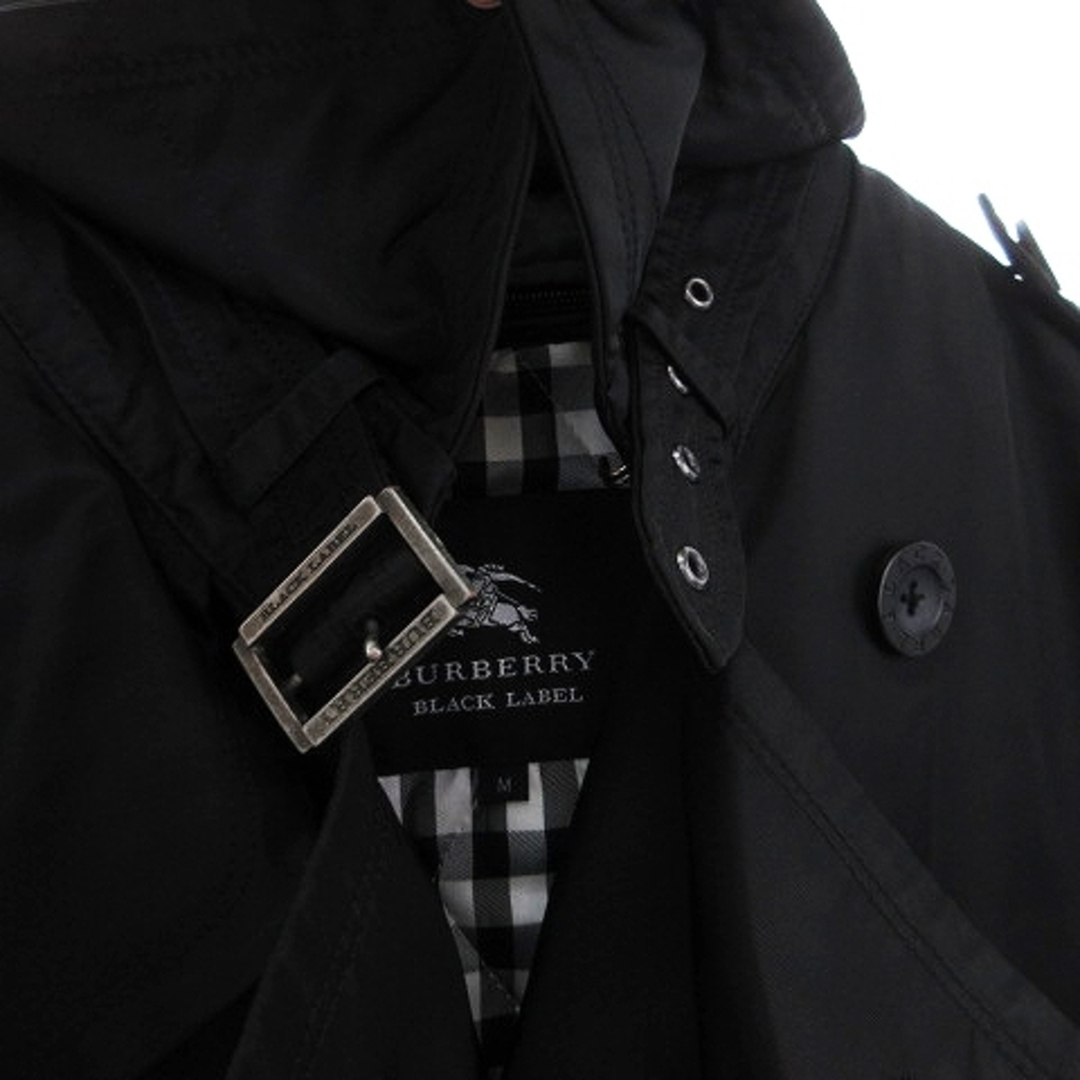 美品】BURBERRY BLACK LABEL バーバリー トレンチコート 黒-