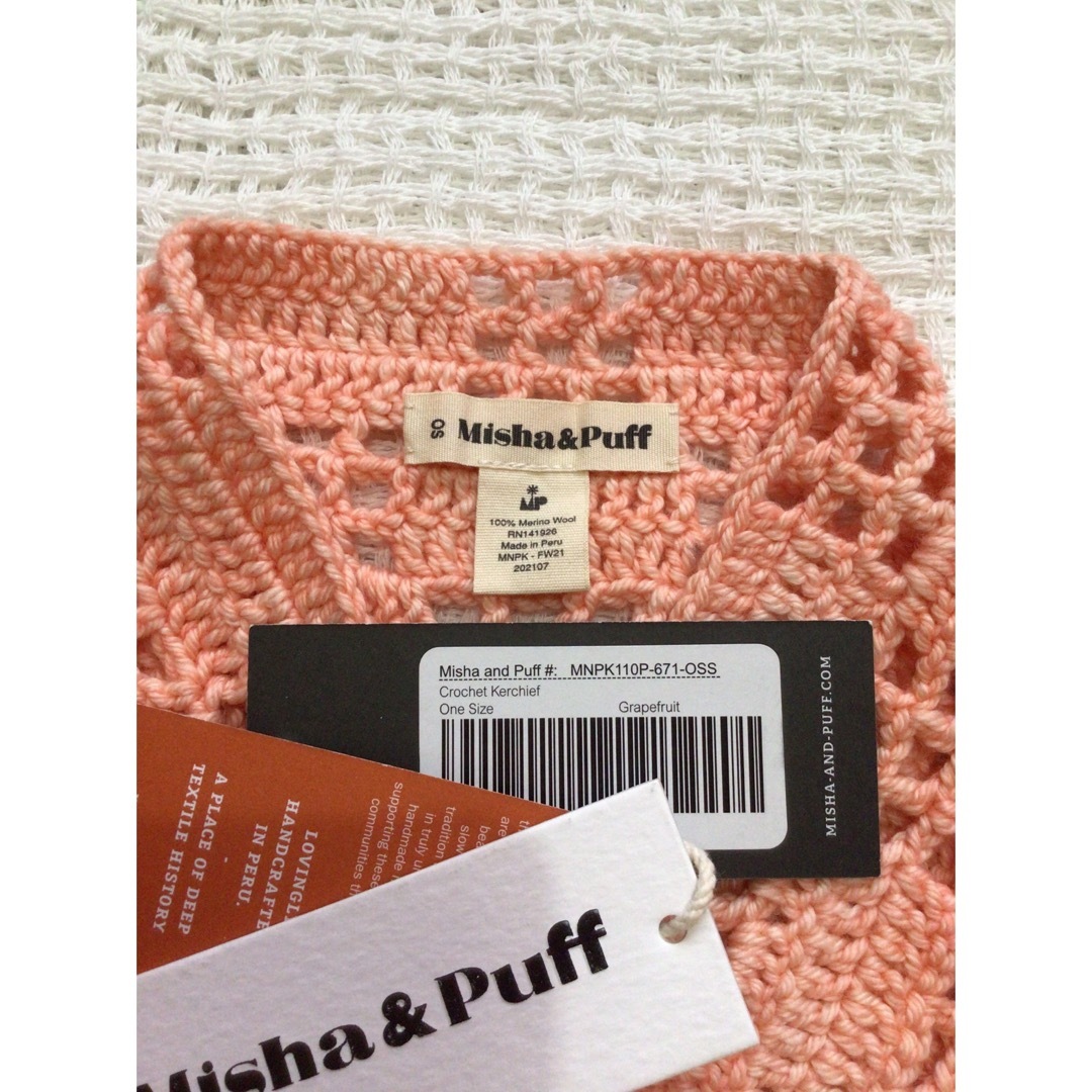 Misha & Puff(ミーシャアンドパフ)の美品　Misha and Puff Crochet Kerchief  キッズ/ベビー/マタニティのこども用ファッション小物(マフラー/ストール)の商品写真