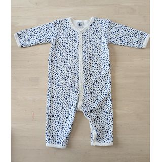 プチバトー(PETIT BATEAU)の長袖ロンパース(ロンパース)