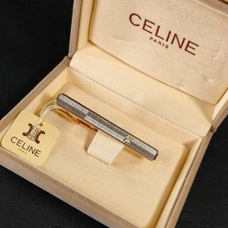 ✨️極美品✨CELINE セリーヌ マカダム ネクタイピン ゴールド ヴィンテージ