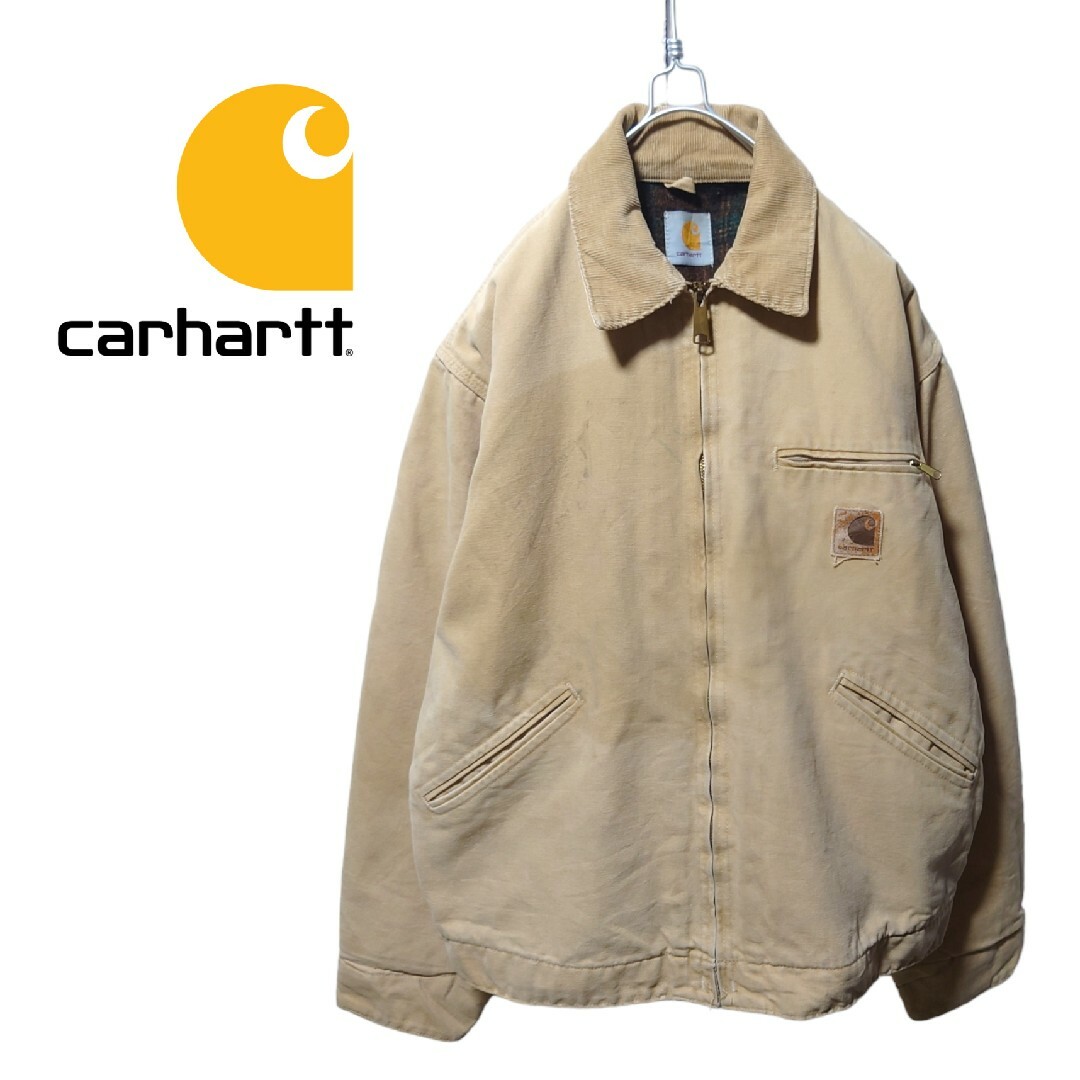 【Carhartt】コーデュロイ襟 ダック地 デトロイトジャケット A-1311 | フリマアプリ ラクマ