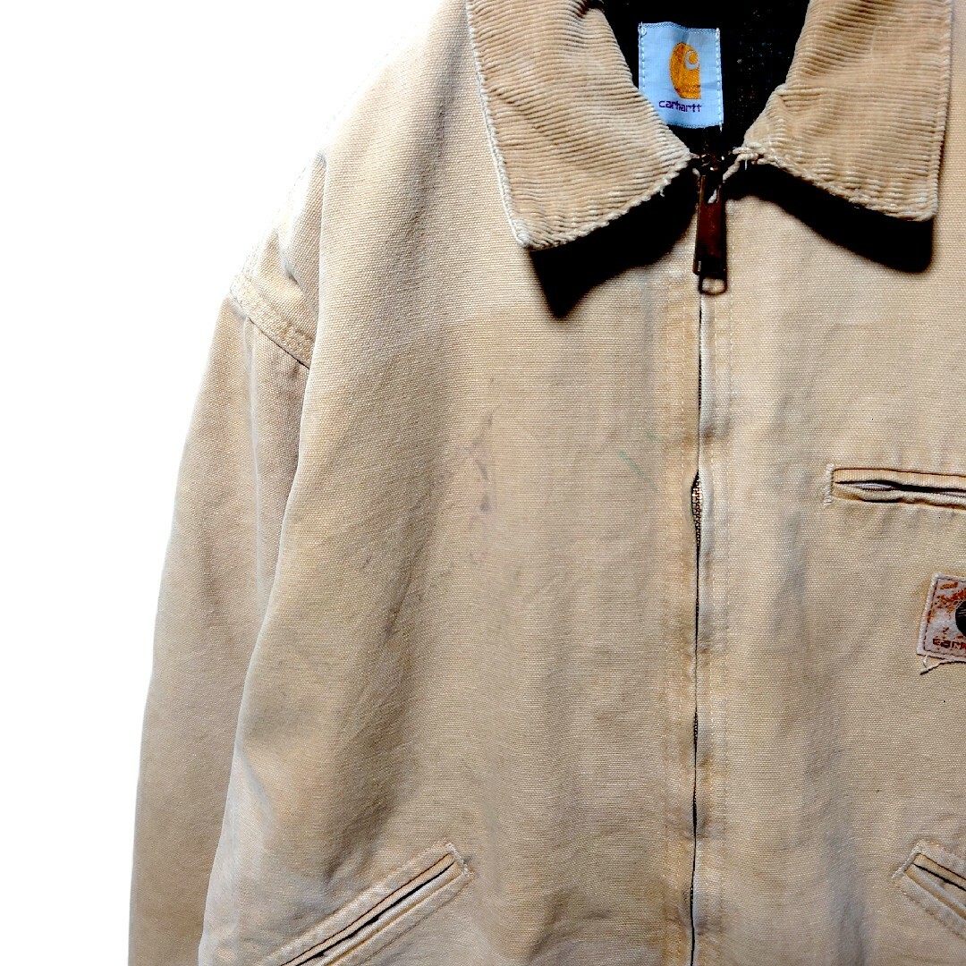 Carhartt】コーデュロイ襟 ダック地 デトロイトジャケット A-1311 Carhartt】コーデュロイ襟 ダック地 デトロイトジャケット A-1311