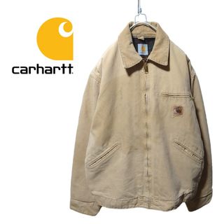 カーハート(carhartt)の【Carhartt】コーデュロイ襟 ダック地 デトロイトジャケット A-1311(ブルゾン)