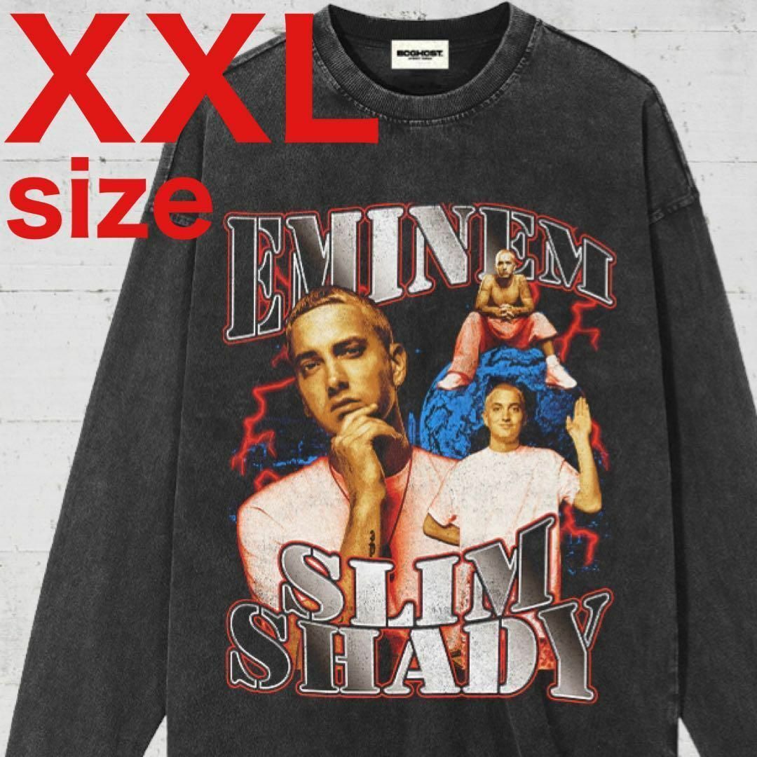 EMINEM　エミネム　SLIM SHADY　ヴィンテージ加工　Tシャツ　XXL