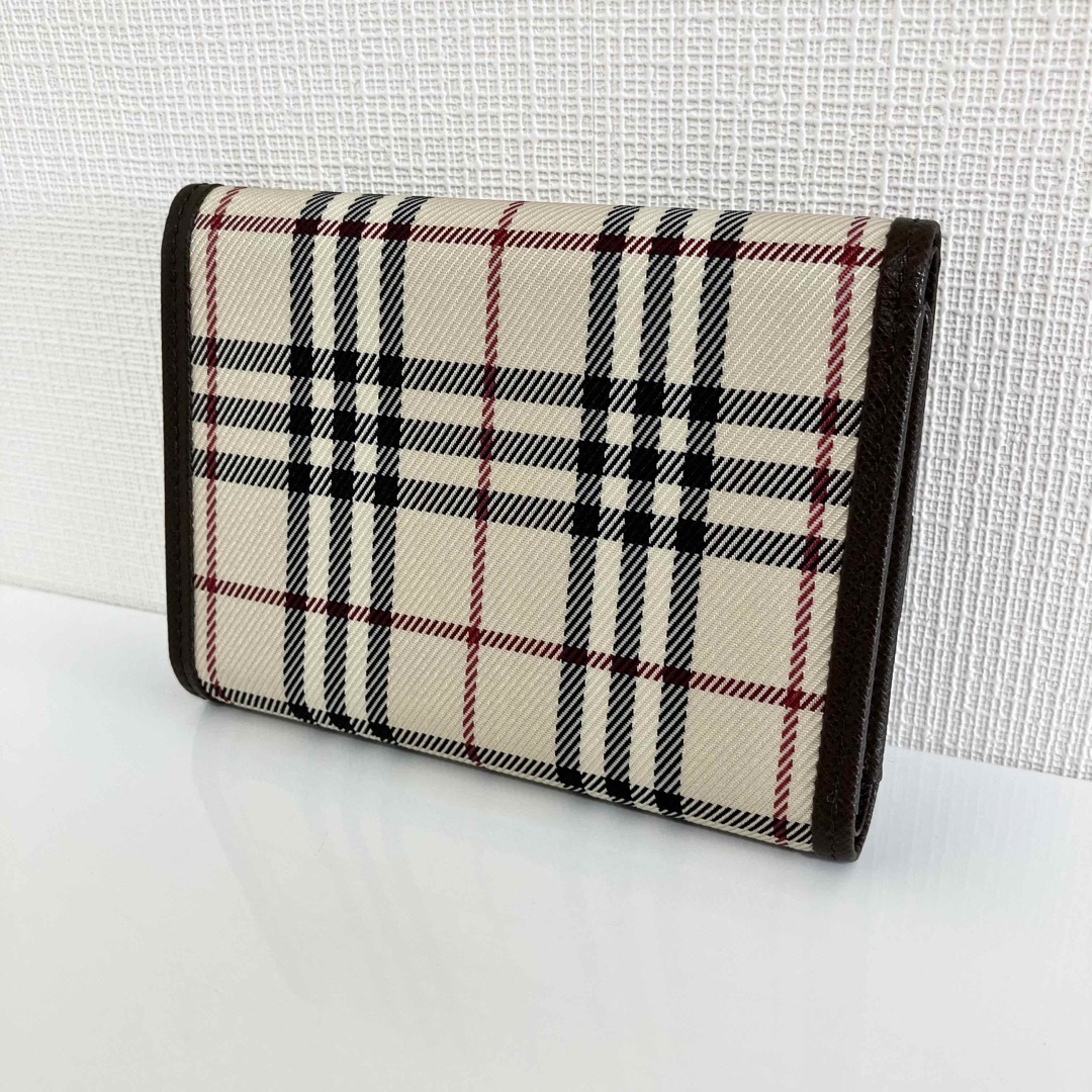 新品未使用☆Burberry バーバリー チェック柄 ノバチェック 折り財布