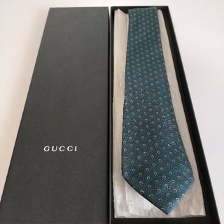 未使用タグ付き】Gucci グッチ ネクタイ GG柄 フラワー-