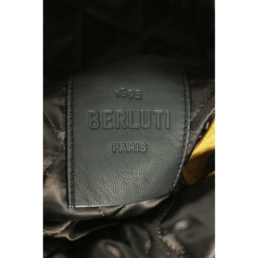 Berluti(ベルルッティ)のベルルッティ  23AW  R23LBL120KAJT レザーバーシティジャケットブルゾン メンズ 50 メンズのジャケット/アウター(ブルゾン)の商品写真