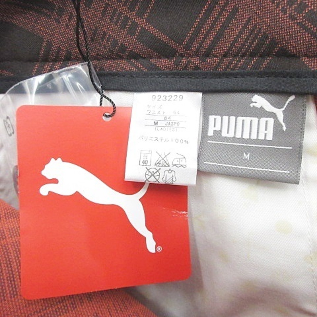 PUMA(プーマ)のプーマ ゴルフ PUMA パンツ チェック 茶 黒 ブラウン ブラック M スポーツ/アウトドアのゴルフ(ウエア)の商品写真