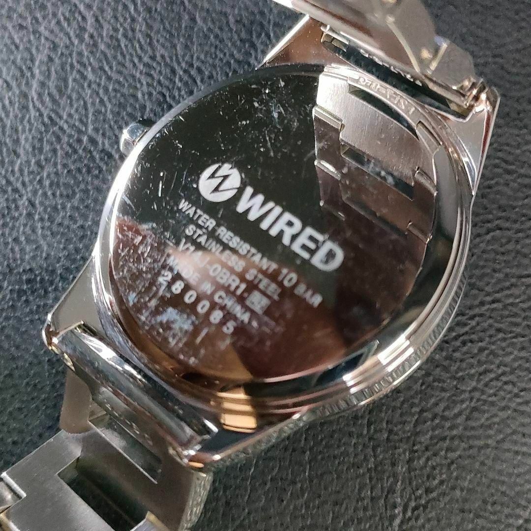 WIRED - 極美品【稼働品】SEIKO ワイアード レッド シルバー ゴールド