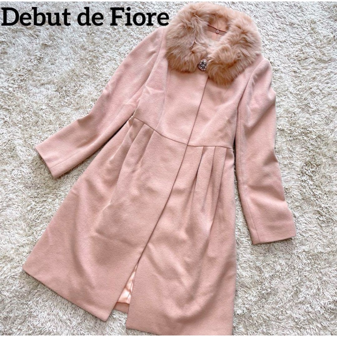 Debut de Fiore - 美品✨Debut de Fiore ロングコート フォックス ...