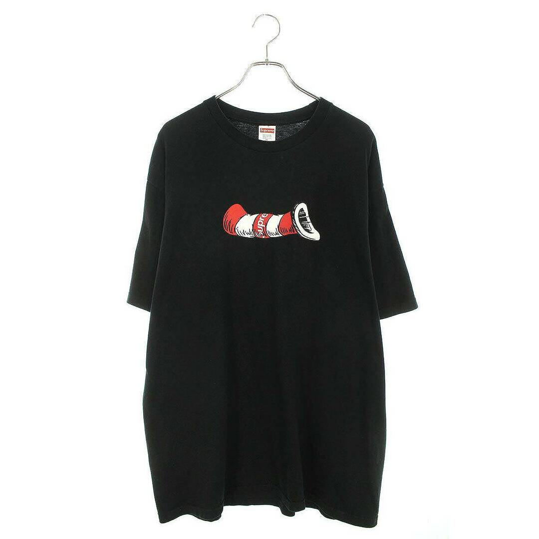 シュプリーム  18AW  Cat in the Hat Tee ハットプリントTシャツ メンズ XL