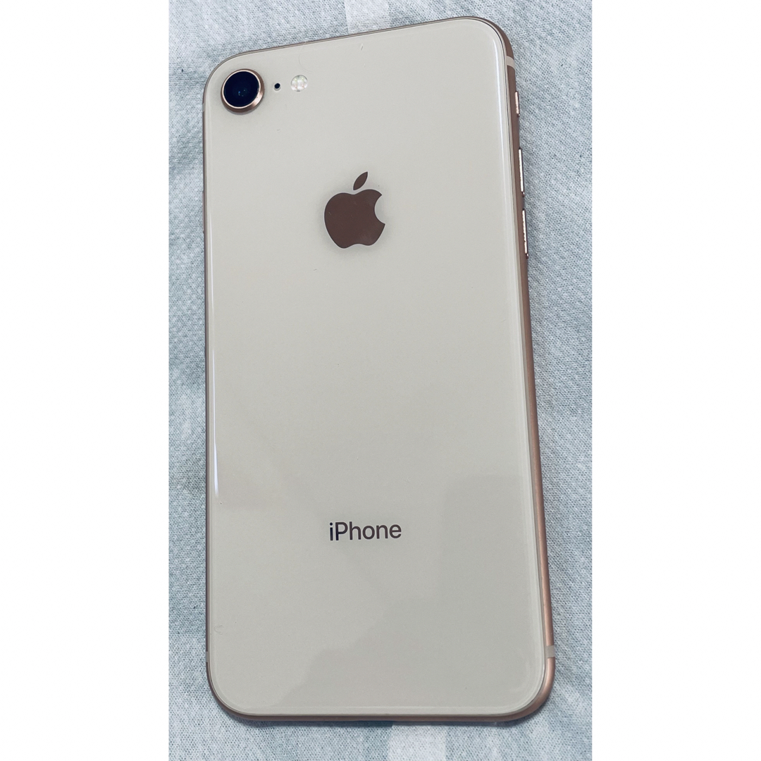 iphoneバッテリー100% iPhone8 Rose Gold 64GB SIMフリー