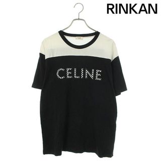 セリーヌ(celine)のセリーヌバイエディスリマン  21SS  2X839500O チェックプリントスタッズ付きバイカラールーズTシャツ メンズ S(Tシャツ/カットソー(半袖/袖なし))